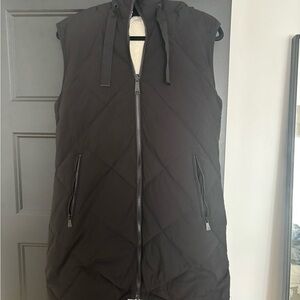Koolaburra Black Quilted Hooded Puffer Vest